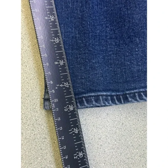 Calvin Klein Jeans CKJ 035 Straight Leg Dark Wash Denim Mens 40x30 Blue - Picture 7 of 8